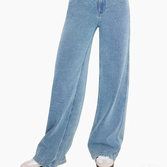 Good American Jeanius Good Skate Cotton Pants - Picture 2 of 10